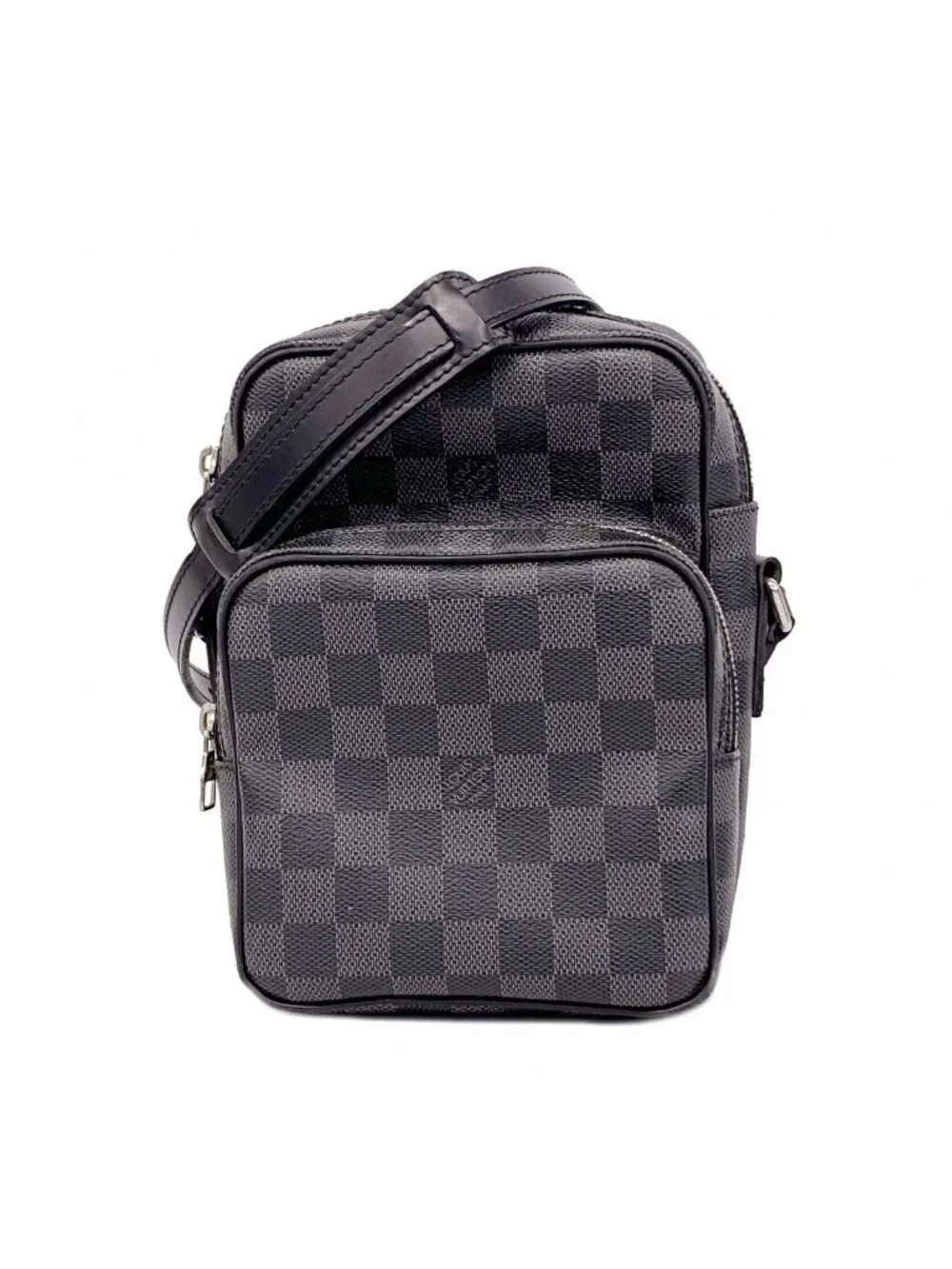 Louis Vuitton Shoulder Bag Damier Graphite Rem Black Gray